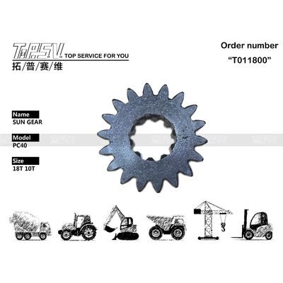 Good price Υψηλή αντοχή PC40 Excavator Travel Gear Box 1 Stage Sun Gear Τεχνική ακρίβειας εξασφαλίζει ομαλή κίνηση κλίσης κατάλληλη για βαρέους εκσκαφείς σε απευθείας σύνδεση