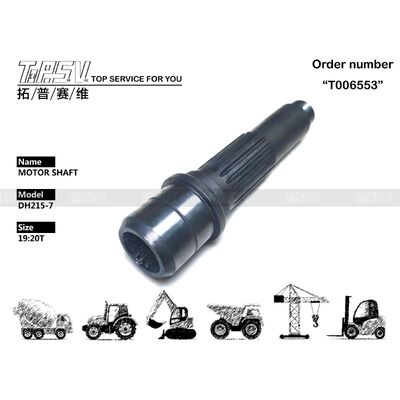 Good price K9007415 Εξαρτήστε από τον τύπο συσκευασίας DH215-7 Άξονας κινητήρα ταξιδιού εκσκαφέα για μακροχρόνια αντοχή σε απευθείας σύνδεση