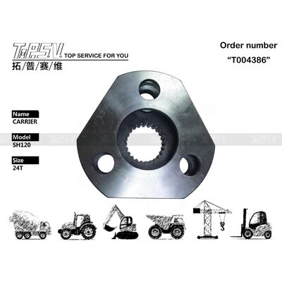 Steel Material SH120A1 Excavator Swing 2 Stage Planetary Carrier Made in with Black Color