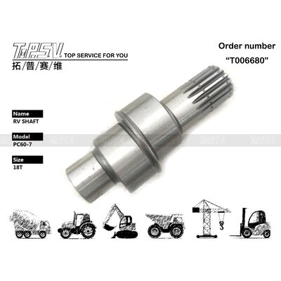 PC60-7 Excavator Travel RV Shfat Parts For Travel Drive Ανταλλακτικά εκσκαφέων