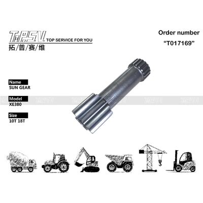 XE380 Excavator Travel 1 Stage Sun Εξαρτήματα εργαλείων για Travel Drive Ανταλλακτικά Excavator